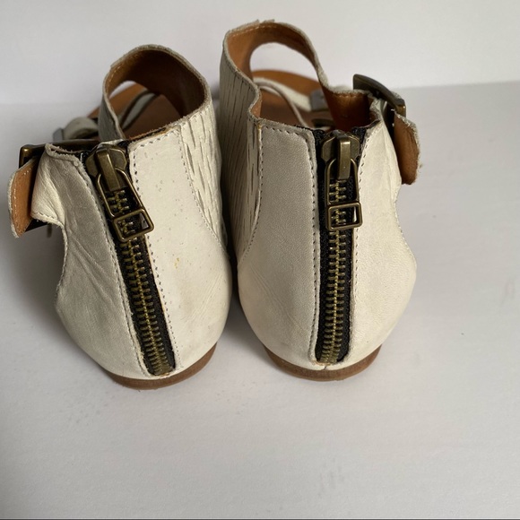 Miz Mooz 3 strap back zip leather sandal 6.5 - Picture 7 of 11